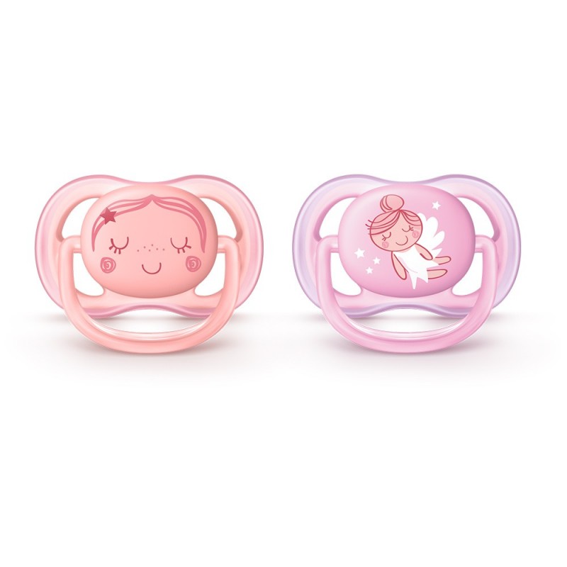 Philips Avent Sucette +6m Air Night Girls - Babyboom Shop