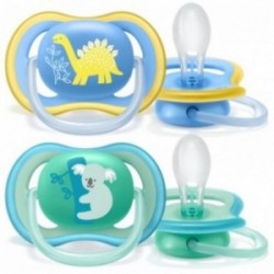 Philips Avent Sucette +6m Air Night Girls - Babyboom Shop