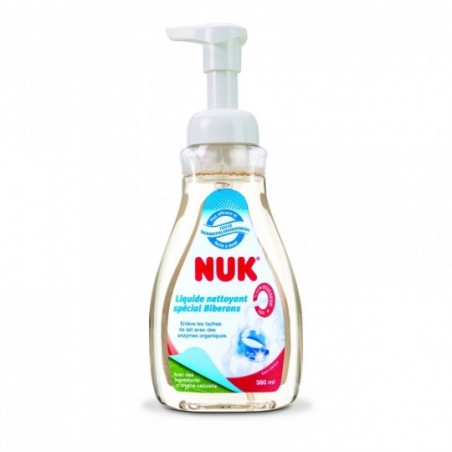 NUK Liquide nettoyant spécial biberons avec flacon mousseur