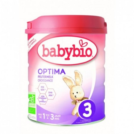 Babybio OPTIMA 3 Lait de Croissance (de 1 à 3 ans) Bio