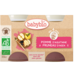 Babybio Délice des vergers (dès 4 mois) 2 pièces Bio - Babyboom Shop