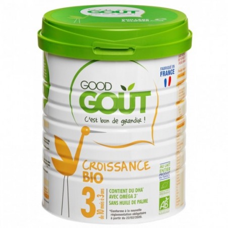 Good Gout Lait de croissance 3 Bio