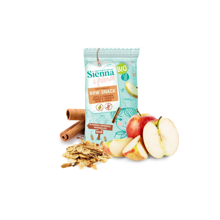 Sienna & Friends Raw Snack Appel & Kaneel Bio 20 stuks