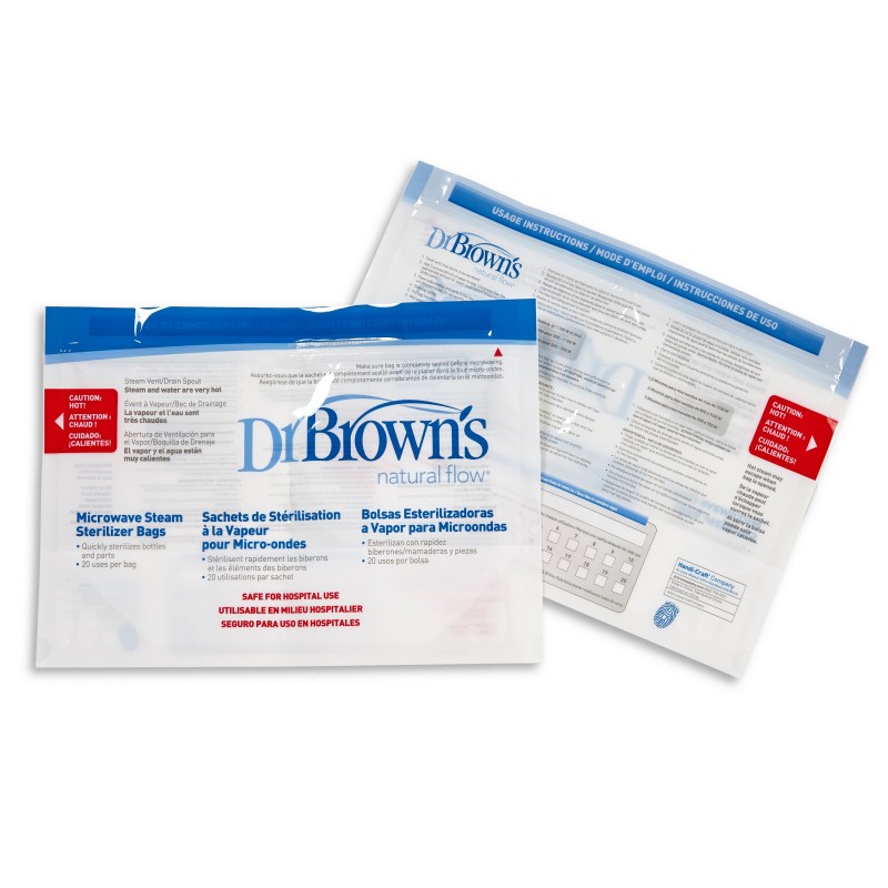 Dr. Brown's Sacs de sterilisation 5 pièces - Babyboom Shop