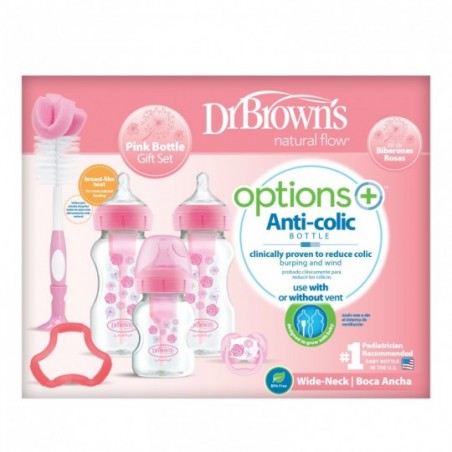 Dr. Brown's Options+ Anti-colic Giftset Brede halsfles