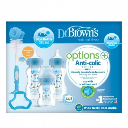 Dr. Brown's Options+ Anti-colic Kit cadeau Biberon à col large