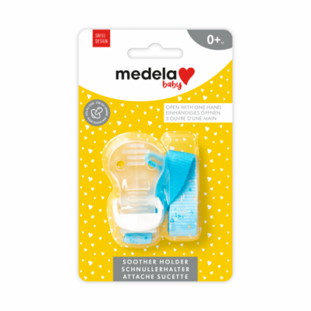 Medela Baby Attache-sucette soft blue - Babyboom Shop