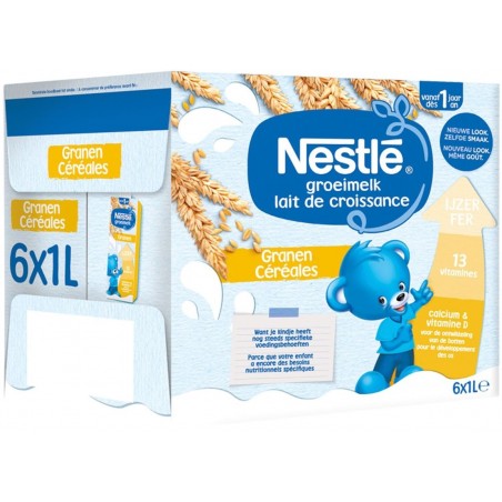 Nestle Lait de croissance 1+ Céréales 8 pièces