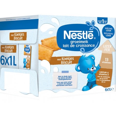 Nestle Lait de croissance 1+ Biscuit 8 pièces
