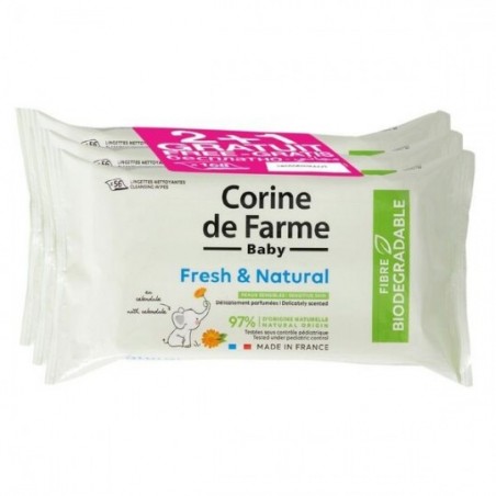 Corine de Farme Fresh reinigingsdoekjes 2+1 - Babyboom Shop