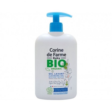 Corine de Farme Gel lavant à l'extrait de feuille d'olivier parfumé Bio - Babyboom Shop