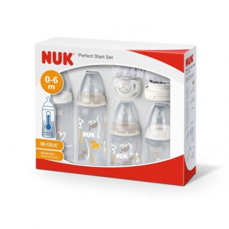 NUK Coffret Biberons Perfect Start FC+ Temperature Control Mixte - Babyboom Shop