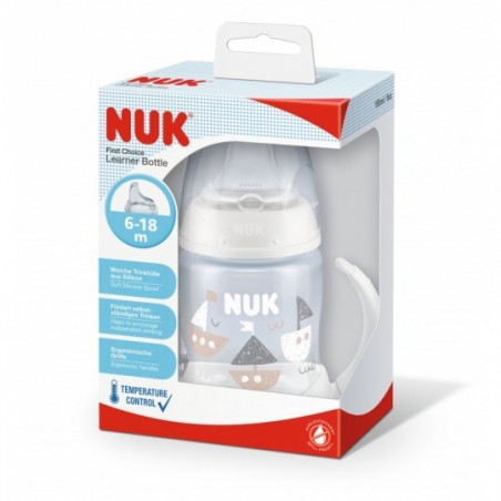 NUK Oefenbeker FC+ temperature control silicone speen - Babyboom Shop
