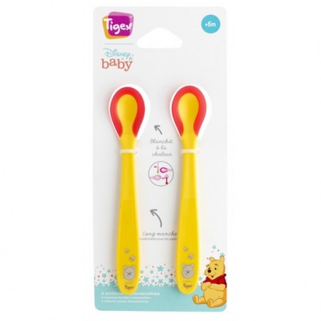Tigex Cuillères douces thermosensibles Winnie - Babyboom Shop