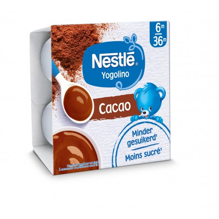 Nestle YOGOLINO DESSERT Chocolat 4 pièces