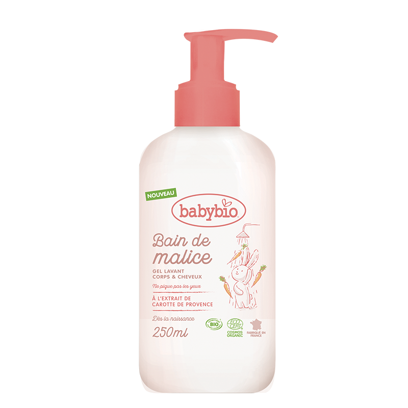 Babybio gel lavant corps et cheveux bio - babyboom shop - babyboom shop