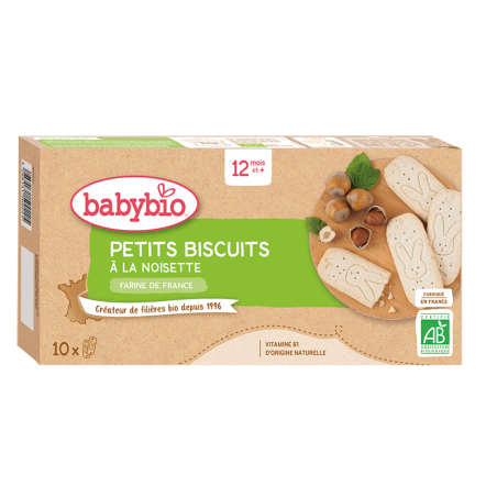 Babybio Biscuits Bébé - Noisette 10x2 pièces