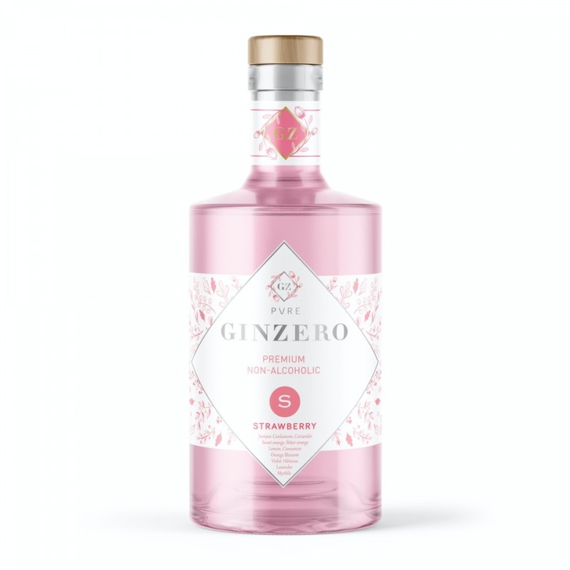 Ginzero Gin sans alcool Strawberry - Babyboom Shop - Babyboom Shop