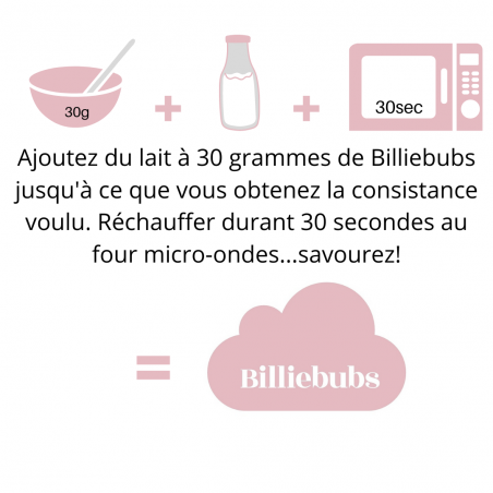 Billiebubs Petit-déjeuner pour bébé For easy mornings banane cacao - Babyboom Shop