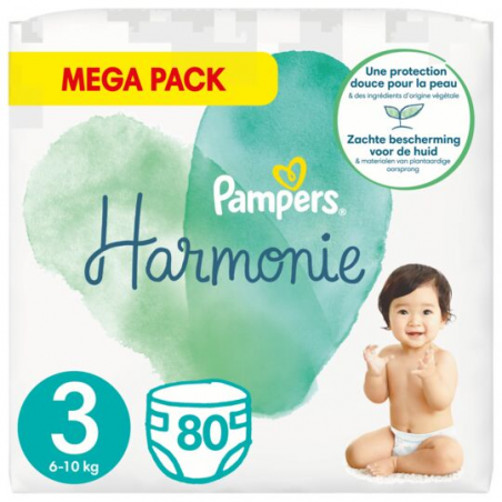 Pampers Harmonie Maxi Maat 3 80 stuks - Babyboom Shop