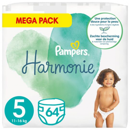 Pampers Harmonie Maxi Maat 5 64 stuks - Babyboom Shop