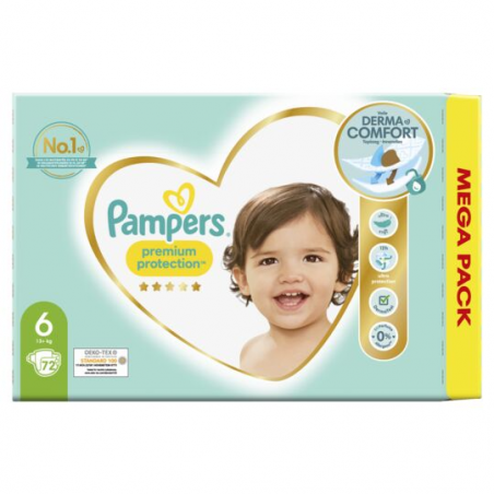 Pampers Premium Protection Mega Maat 6 72 stuks - Babyboom Shop