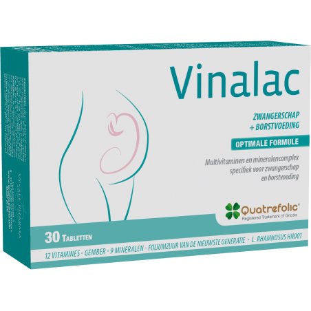Vinalac Quatrefolic 30 tabletten - Babyboom Shop