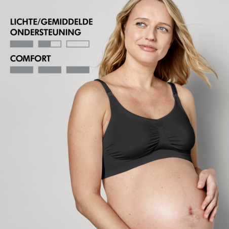 Keep Cool zwangerschaps- en voedingsbeha zwart M - Babyboom Shop