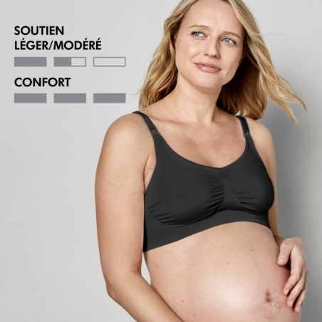 Soutien-gorge de grossesse et d'allaitement Keep Cool Noir S - Babyboom Shop