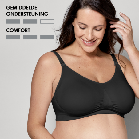 Keep Cool Ultra zwangerschaps- en voedingsbeha zwart XL - Babyboom Shop