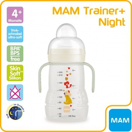 MAM Trainer+ Nacht koala fles    - Babyboom Shop