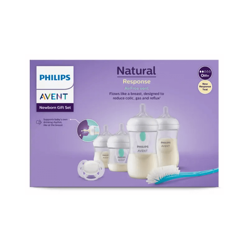Philips Avent Natural Response Coffret Cadeau Bébé 2 Biberons Avec