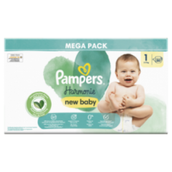 Pampers Premium Protection New Baby Taille 1 (Nouveau-Né) 2-5 kg, 96 Couches  - Jumbo Pack - Couche bébé - à la Fnac
