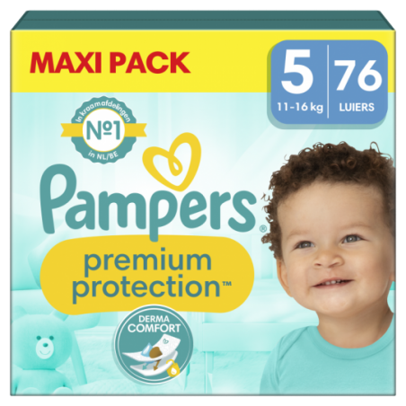 Pampers Premium Protection Maxi Pack Maat 5 76 stuks - Babyboom Shop