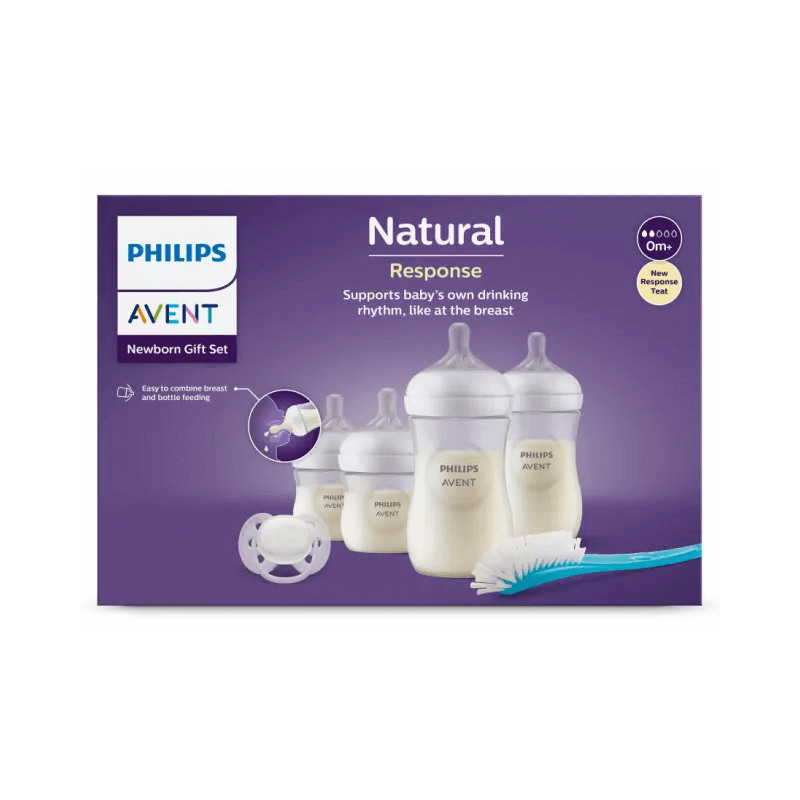 Kit nouveau-né Natural Response avec 4 biberons de Philips AVENT