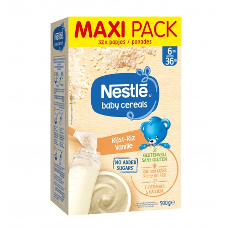 Nestle BABY CEREALS Riz Vanille 500g