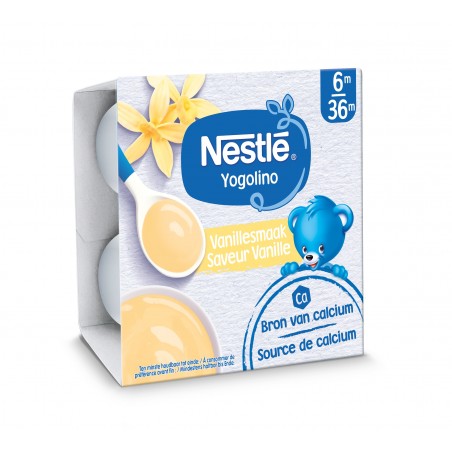 Nestle YOGOLINO DESSERT Saveur Vanille 4 pièces