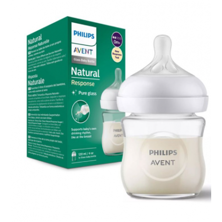 Philips Avent Natural Response zuigfles Glas - Babyboom Shop