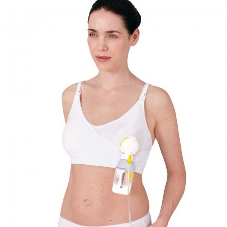 Soutien-gorge de grossesse et d'expression de lait 3 en 1 Blanc Taille XL - Babyboom Shop