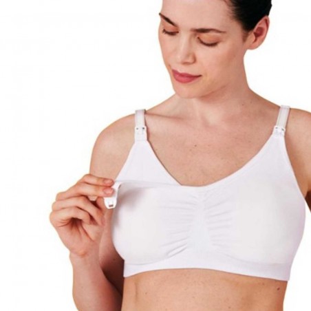 Soutien-gorge de grossesse et d'expression de lait 3 en 1 Blanc Taille XL - Babyboom Shop